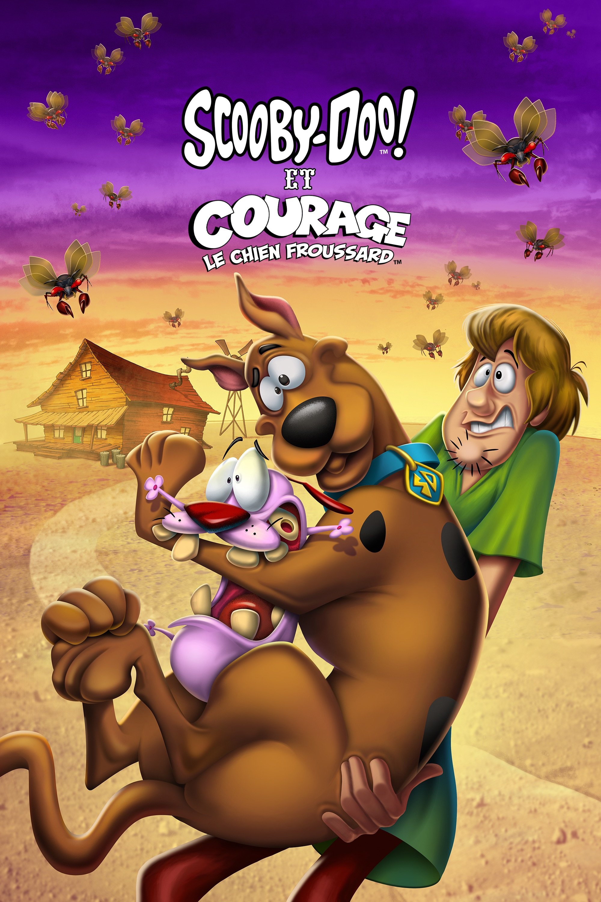 Affiche du film Scooby-Doo et Courage, le chien froussard
