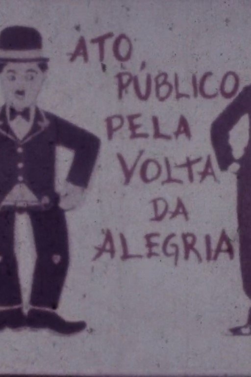 Poster de Ato Público Pela Volta da Alegria