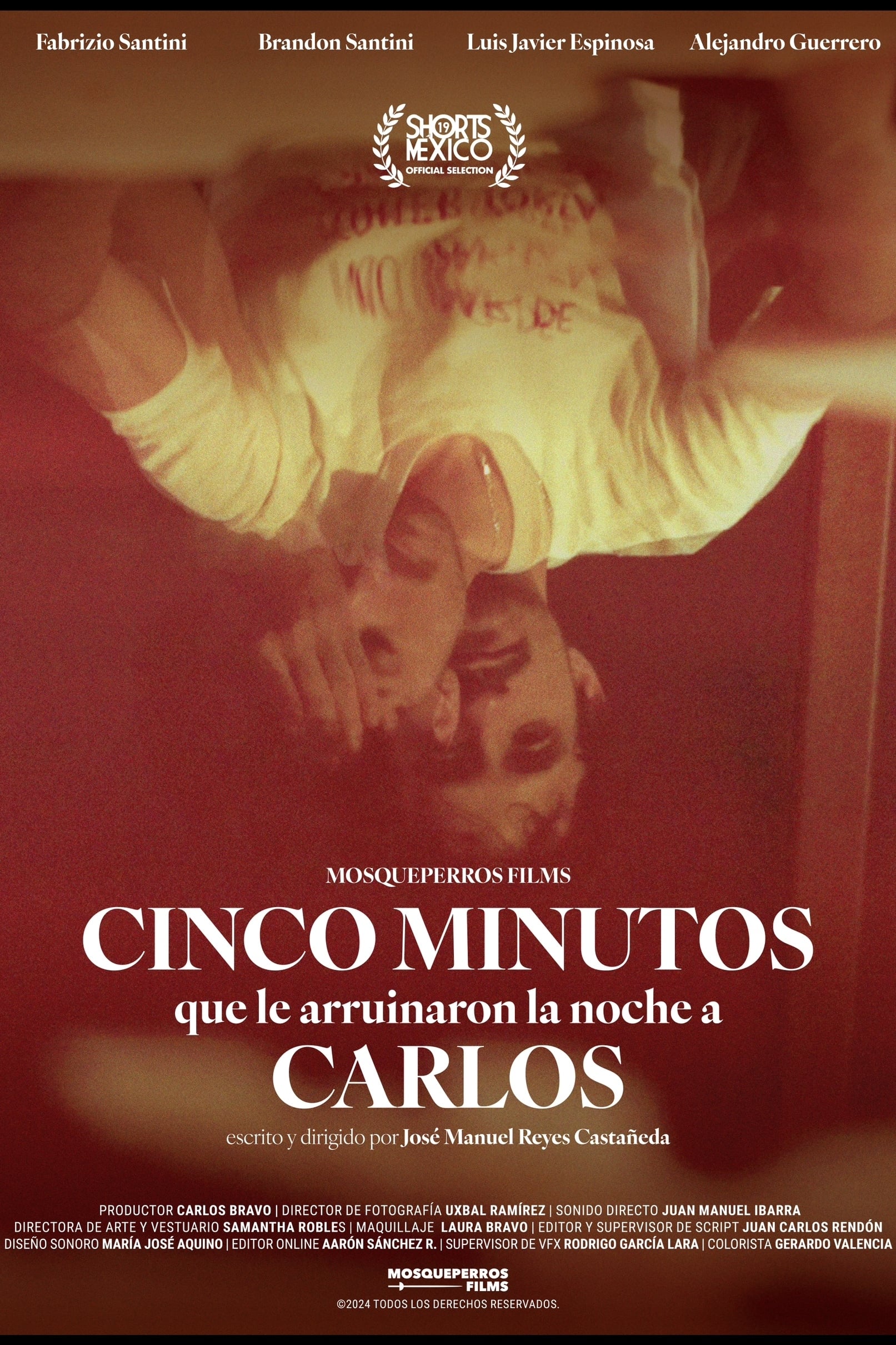 Poster de Cinco minutos que le arruinaron la noche a Carlos