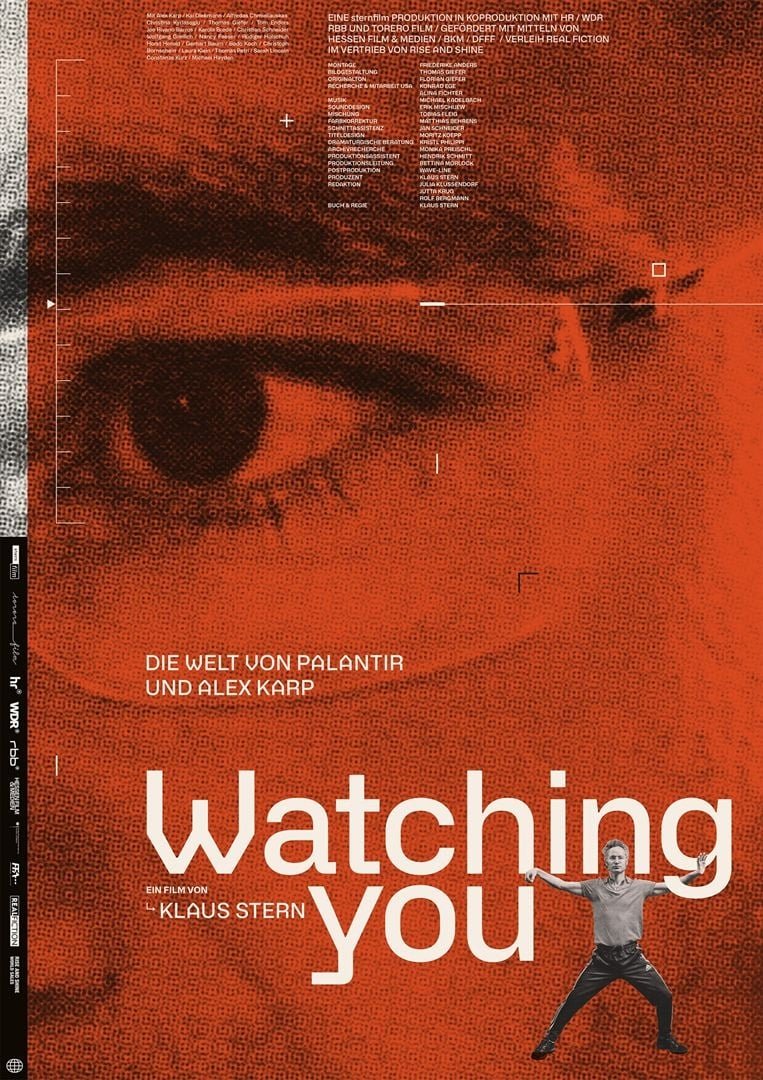 Poster de Watching You - Die Welt von Palantir und Alex Karp