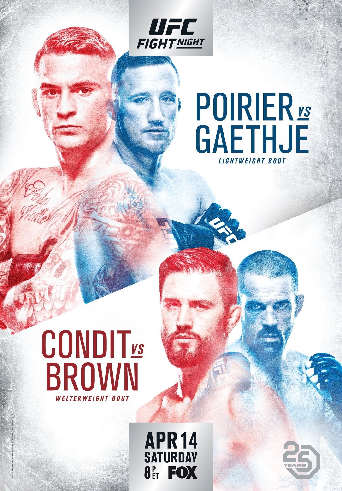 Poster de Justin Gaethje - Symphony of Violence