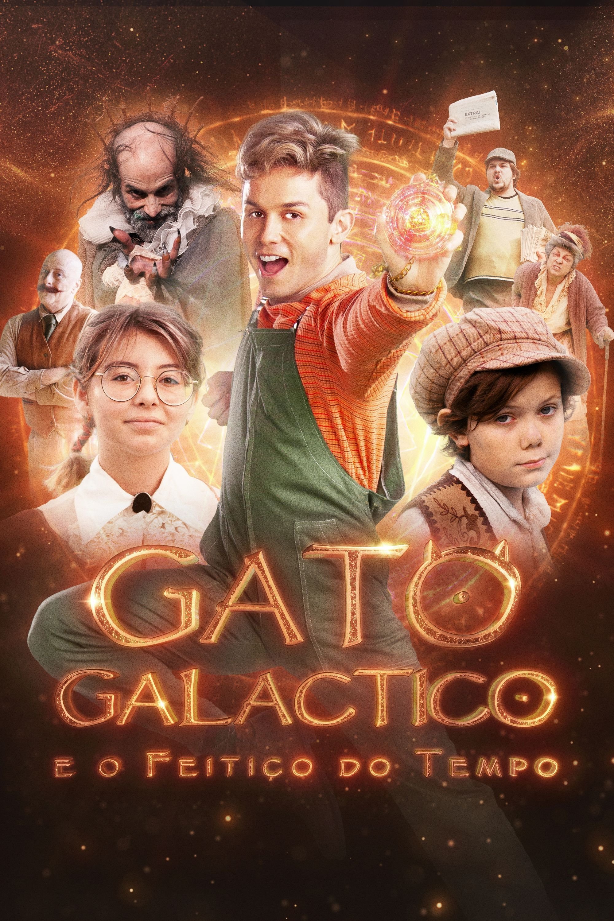 Poster de Gato Galáctico e o Feitiço do Tempo