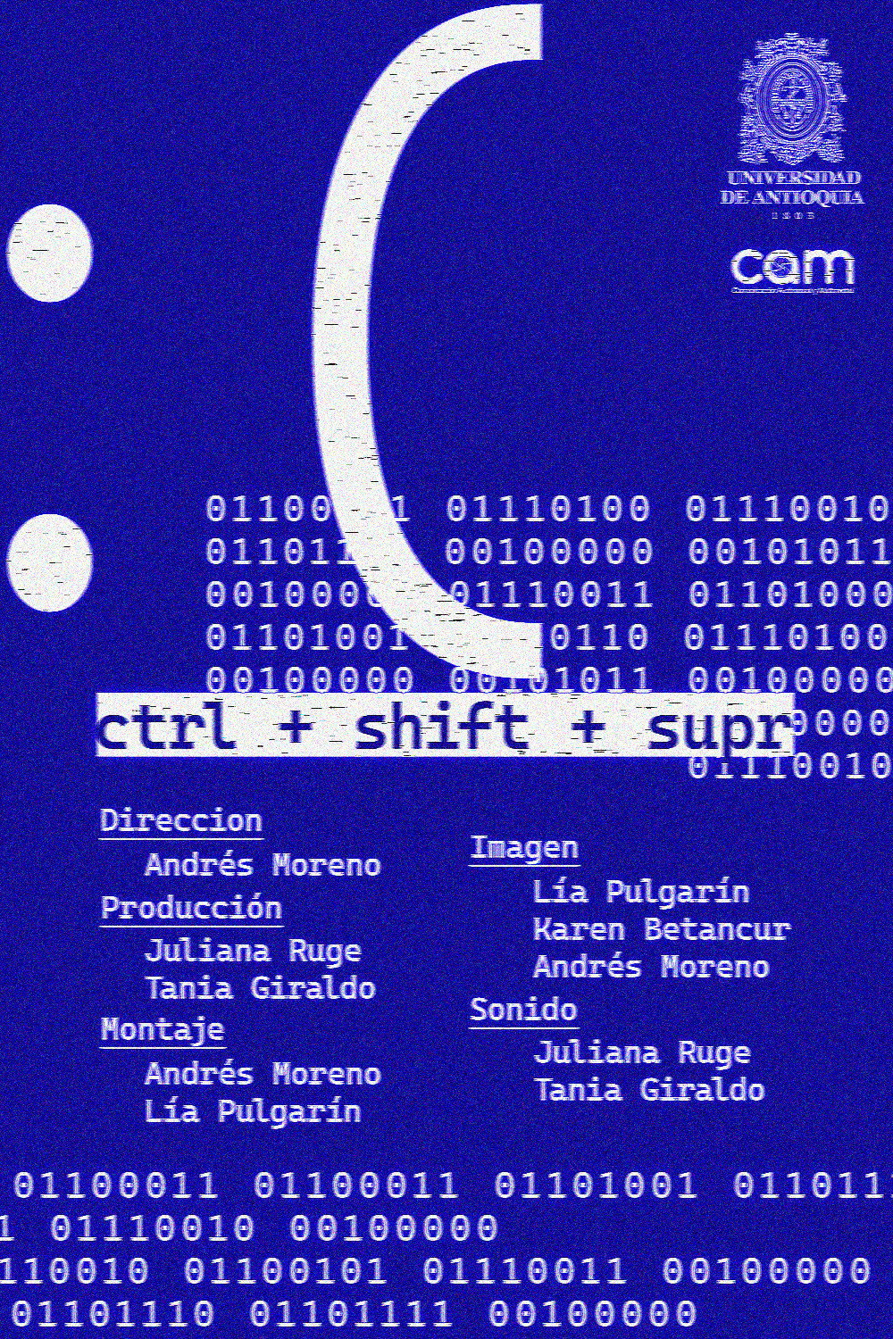 ctrl + shift + supr