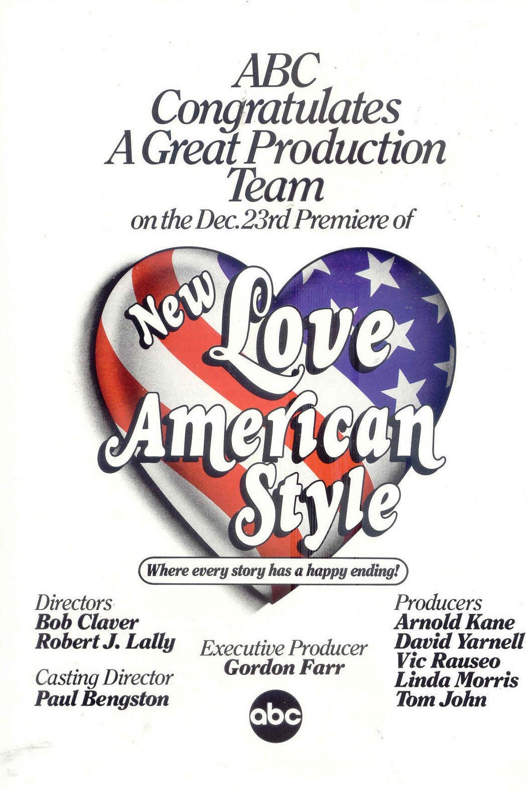 Poster de New Love, American Style