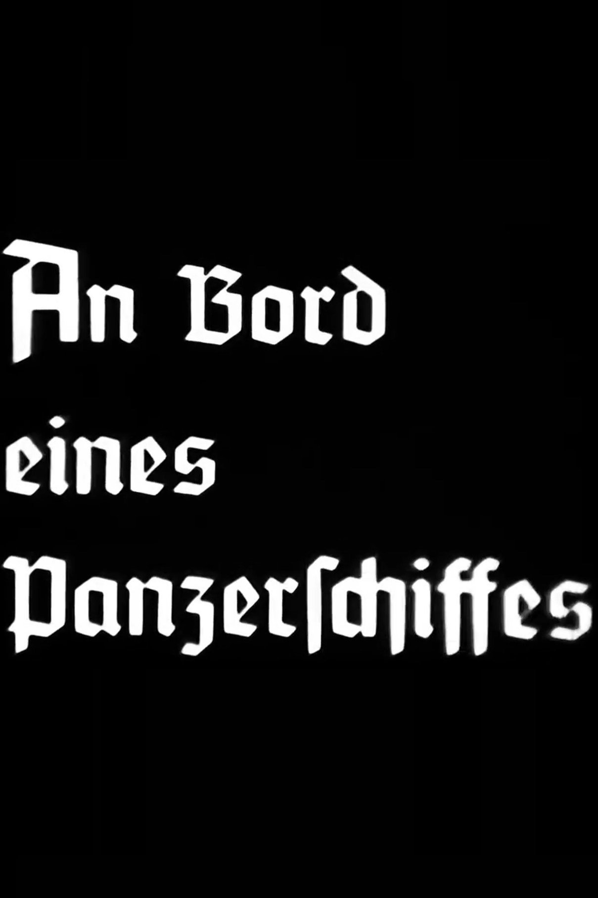 Poster de An Bord eines Panzerschiffes