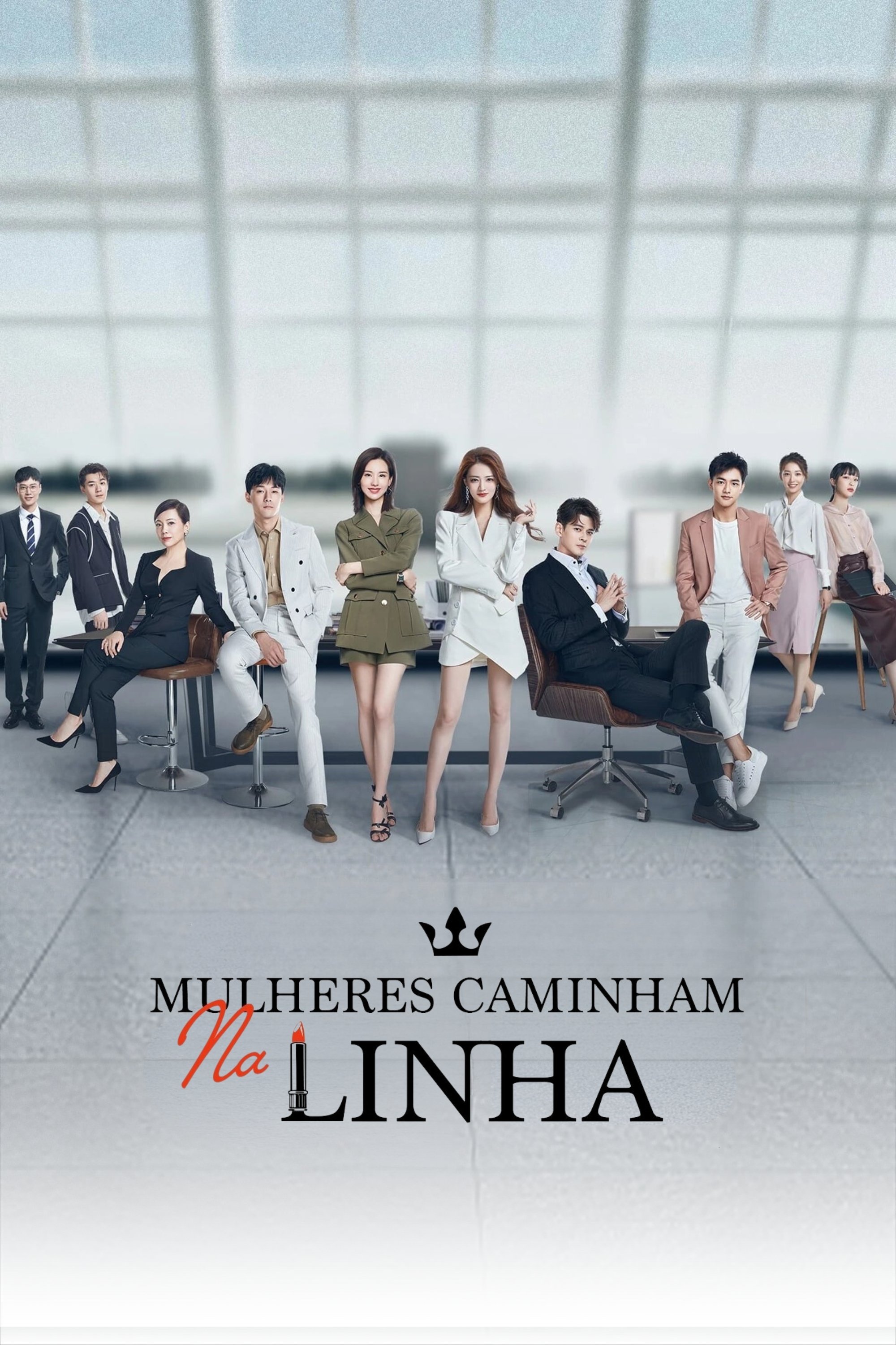 Poster de Mulheres Caminham na Linha