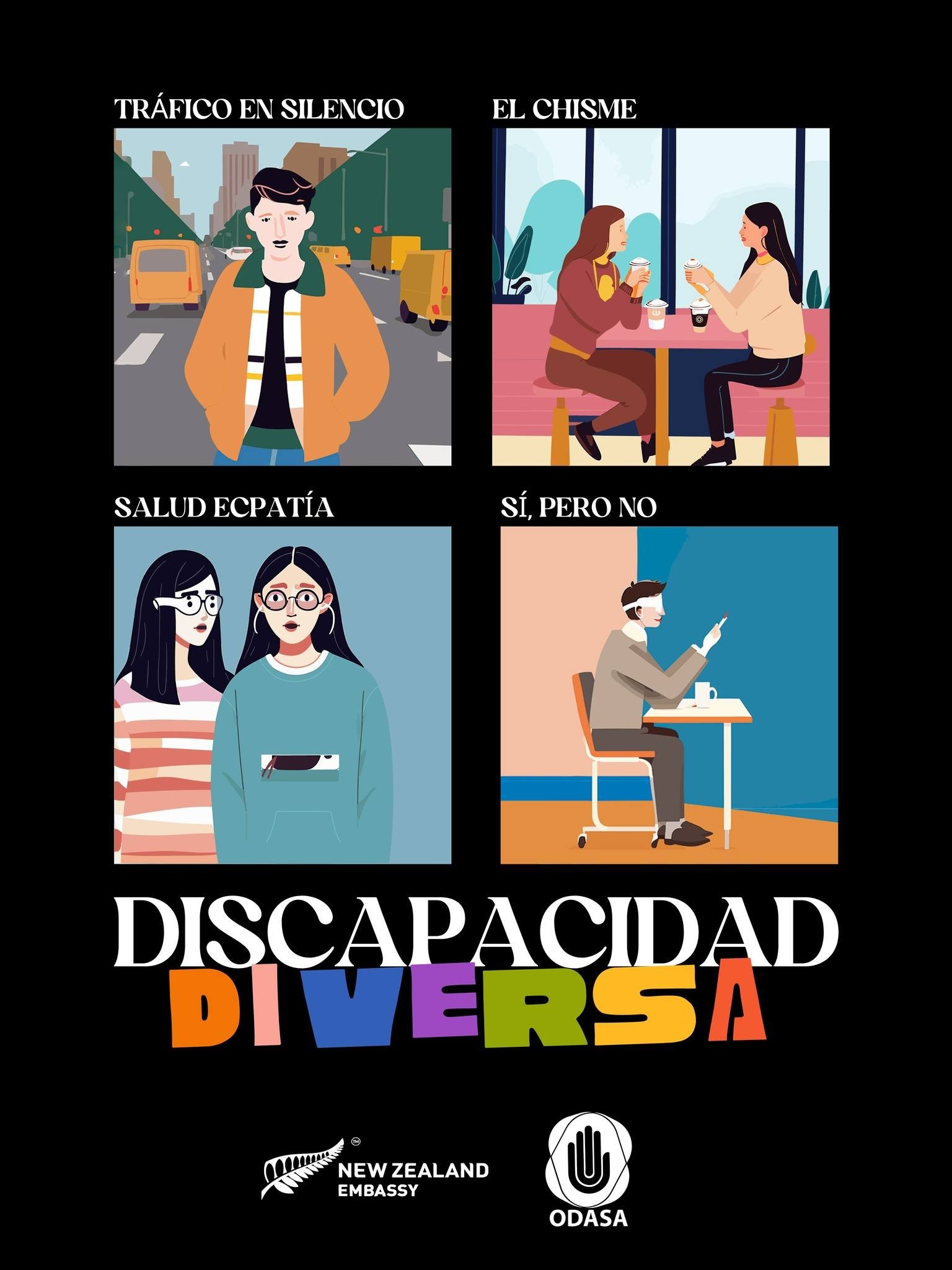 Poster de Discapacidad Diversa