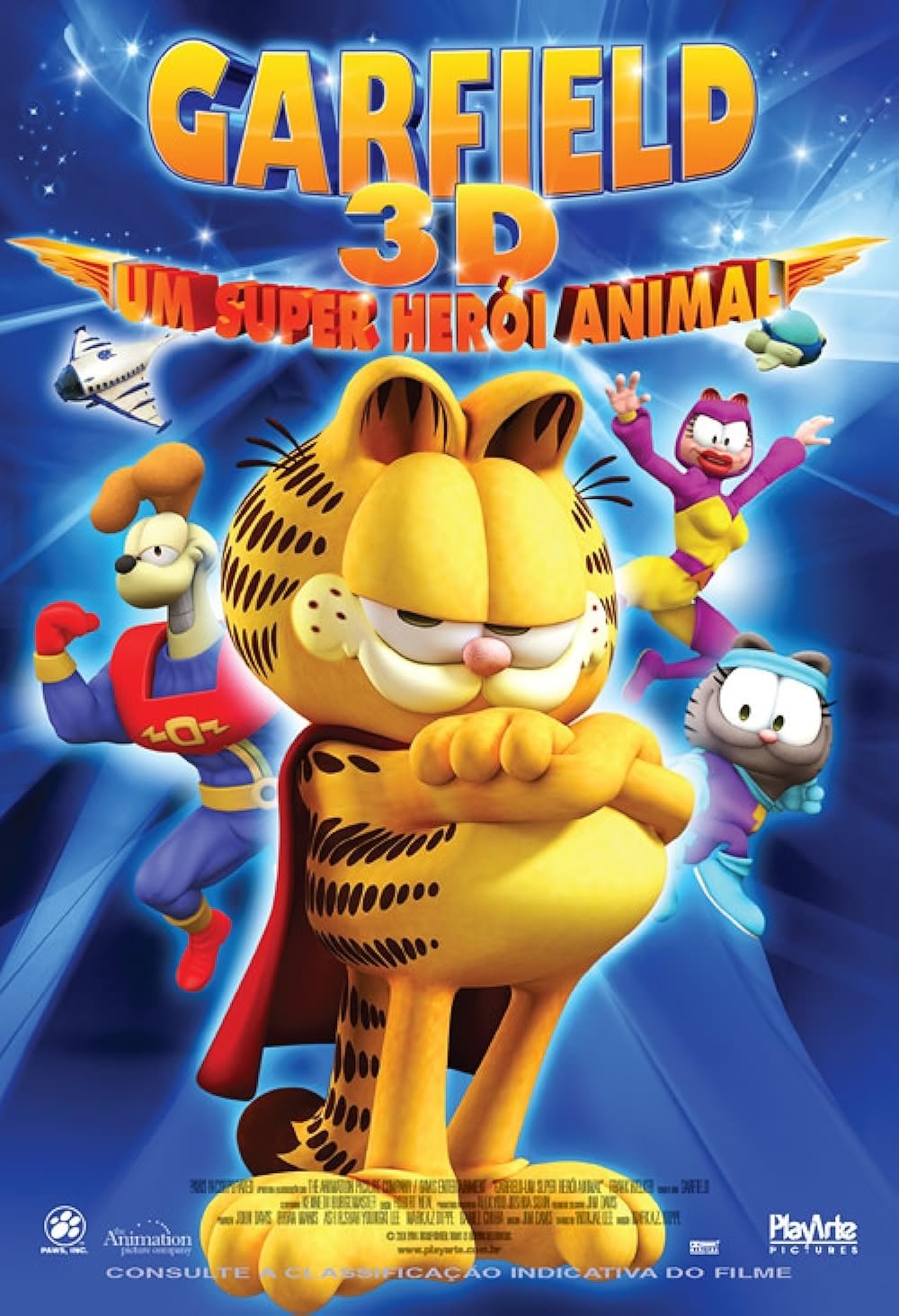 Poster de Garfield: Um Super-Herói Animal