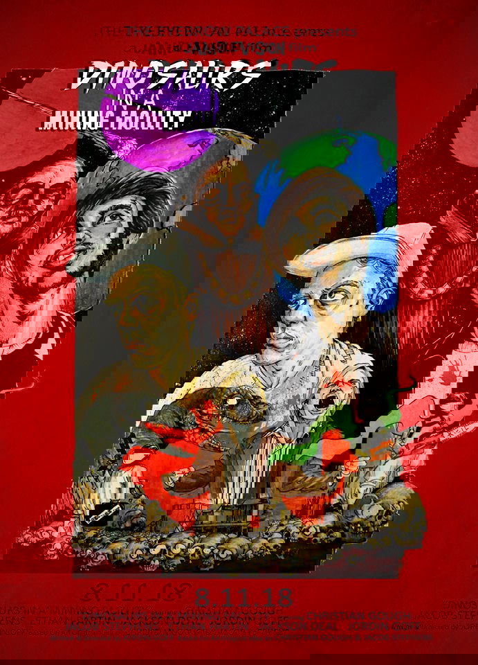 Poster for Dinosaurs In A Mining Facility
