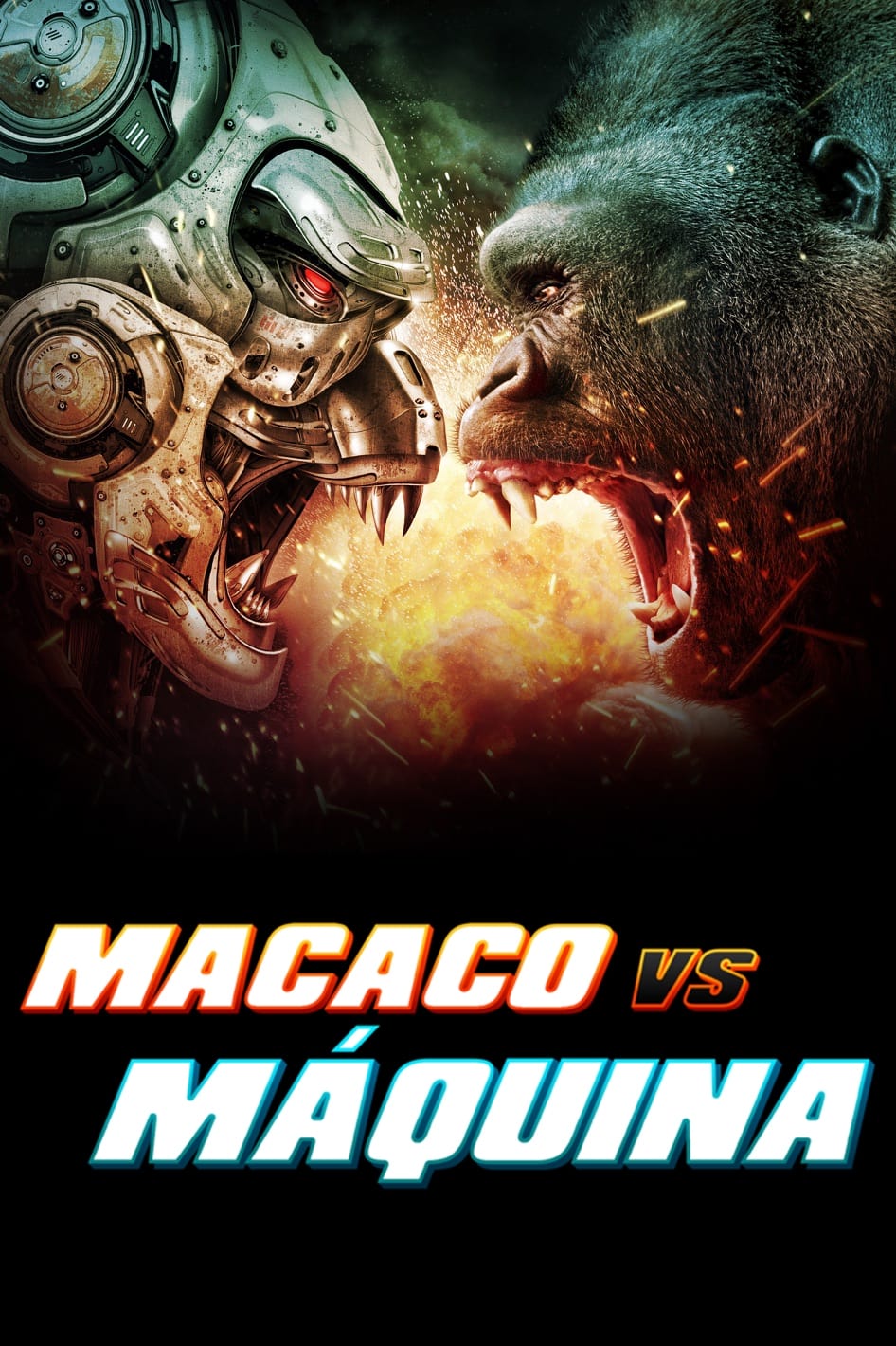 Poster de Macaco vs. Máquina