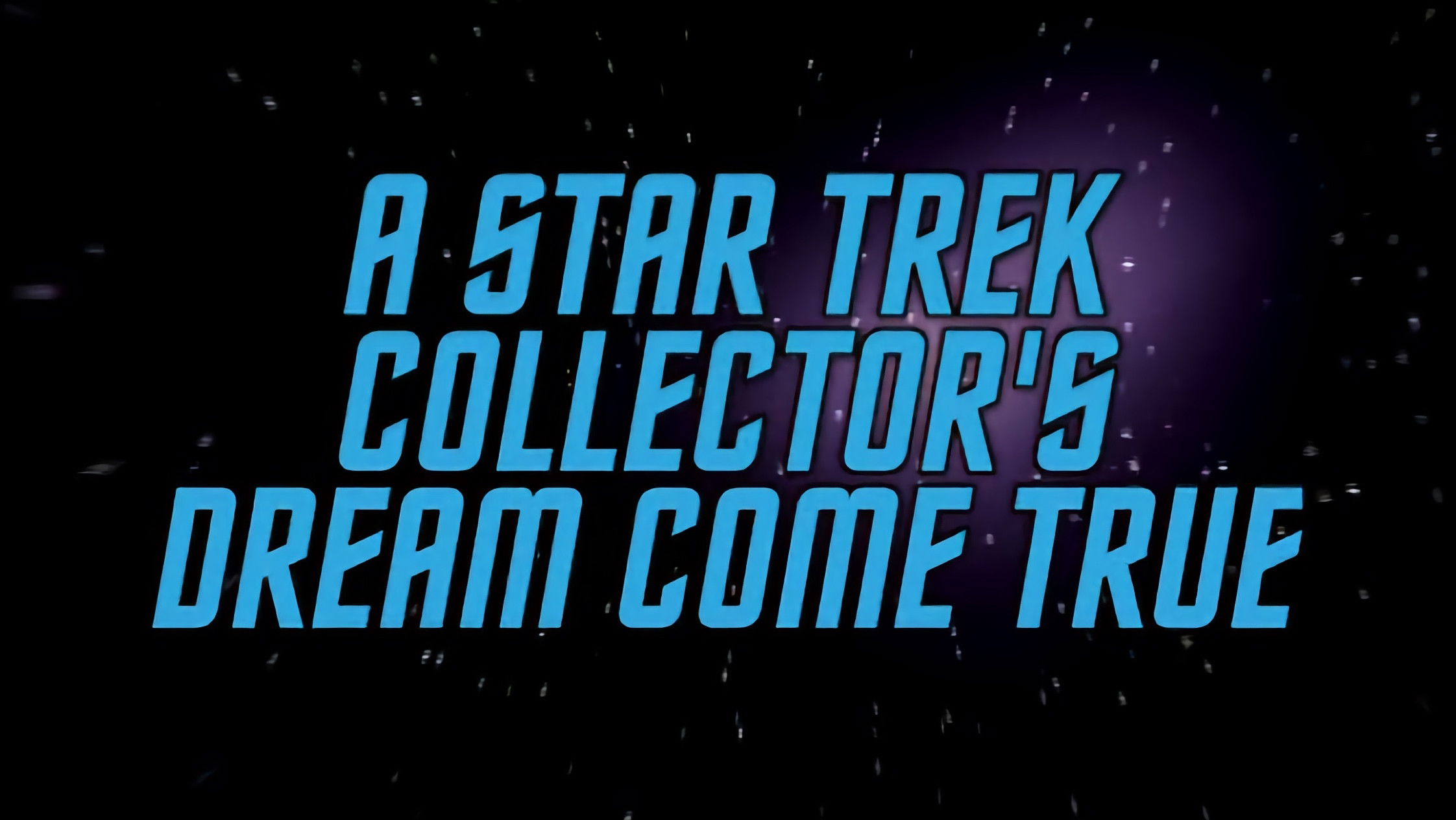 A Star Trek Collector's Dream Come True