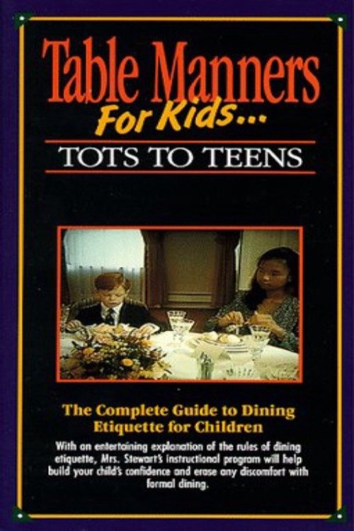 Poster de Table Manners for Kids: Tots to Teens