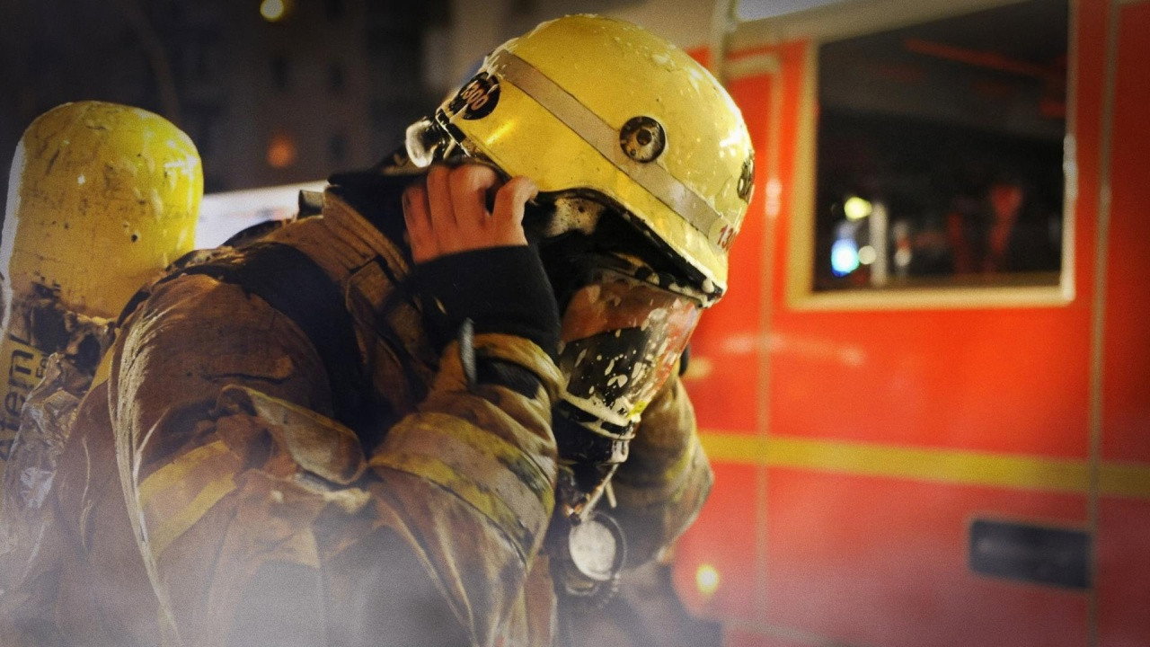 Fire in Apartment Building