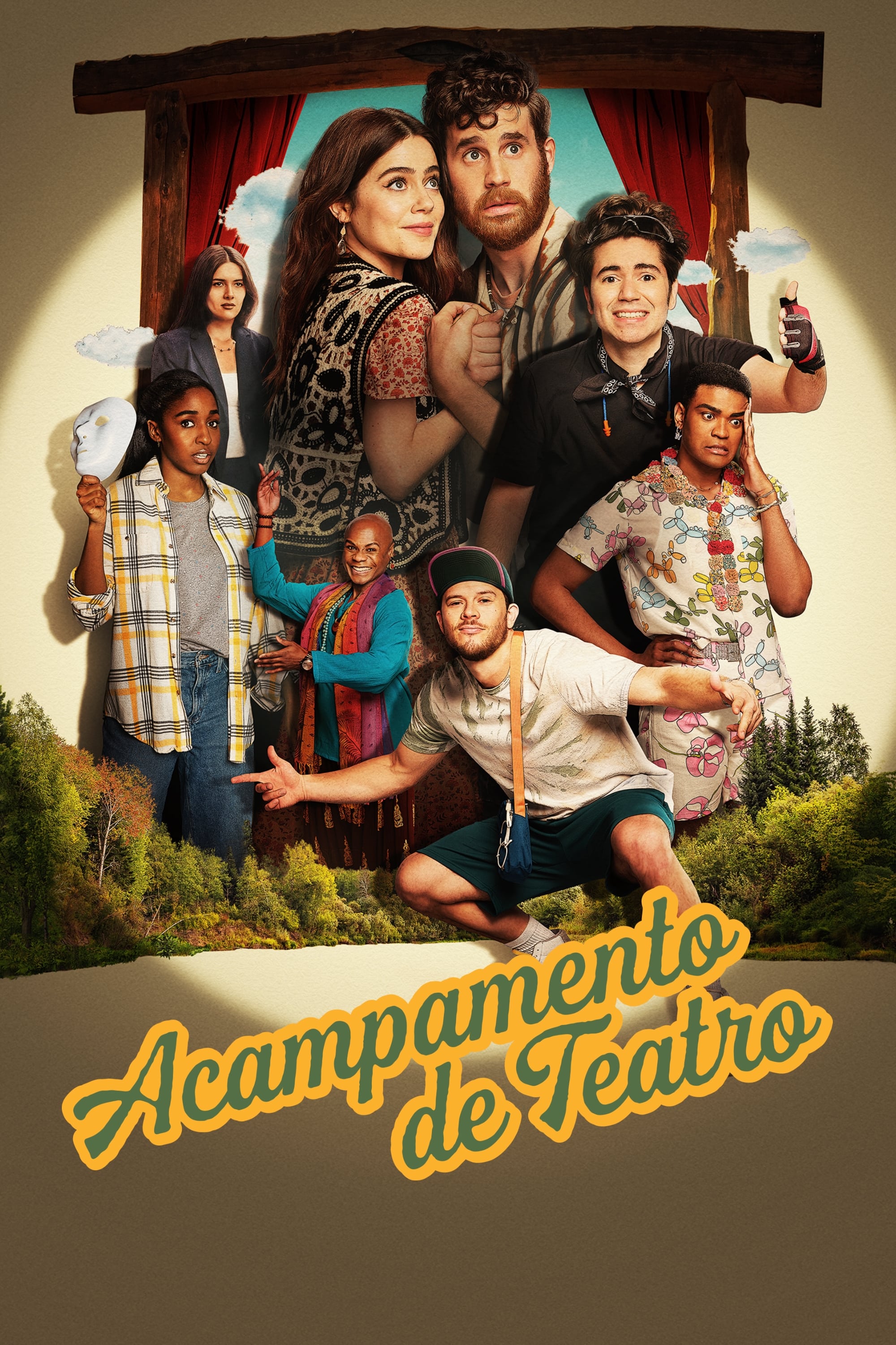 Poster de Acampamento de Teatro