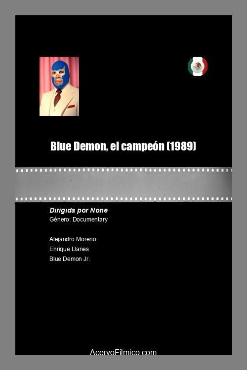 Poster de Blue Demon, el campeón