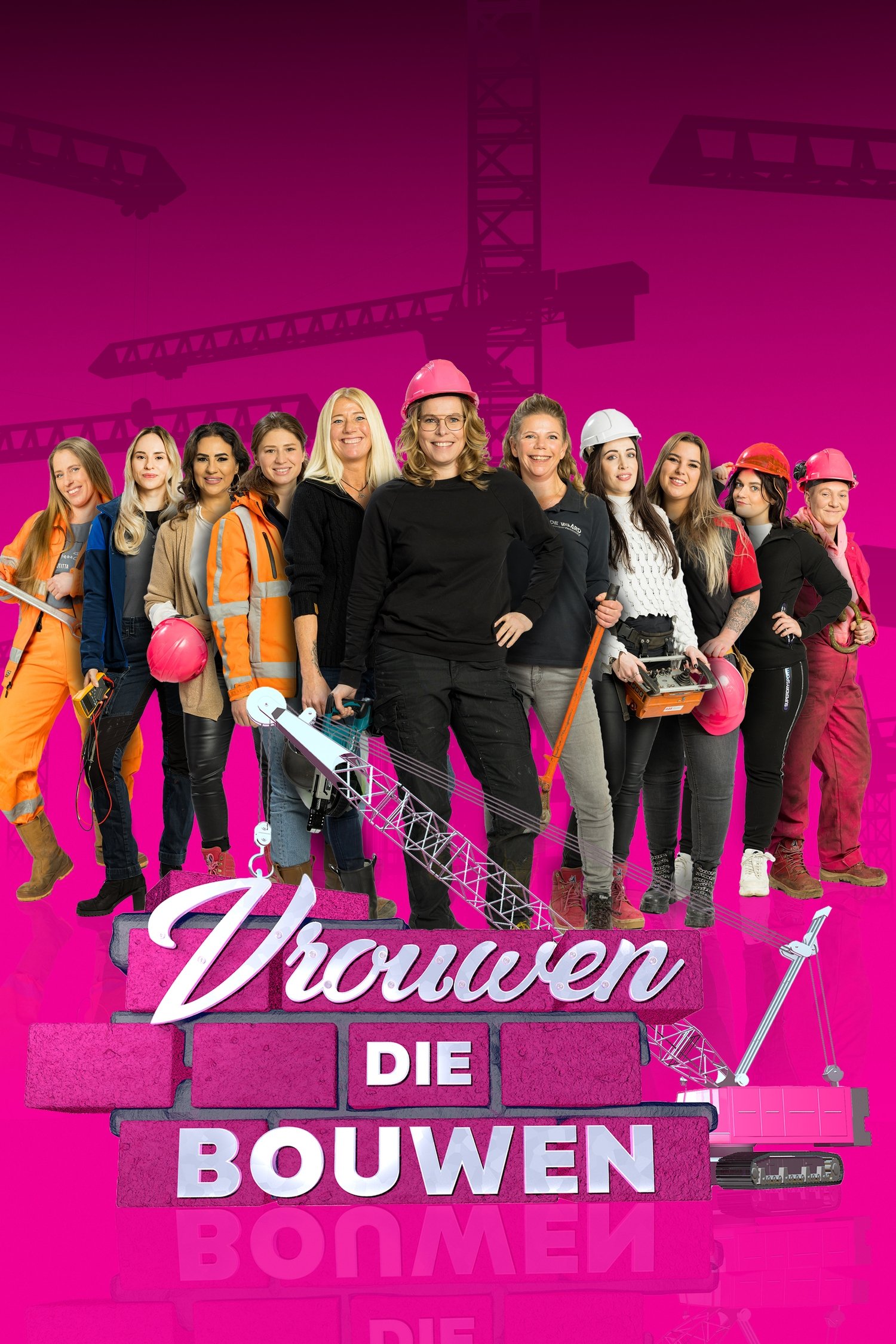 Poster de Vrouwen die bouwen