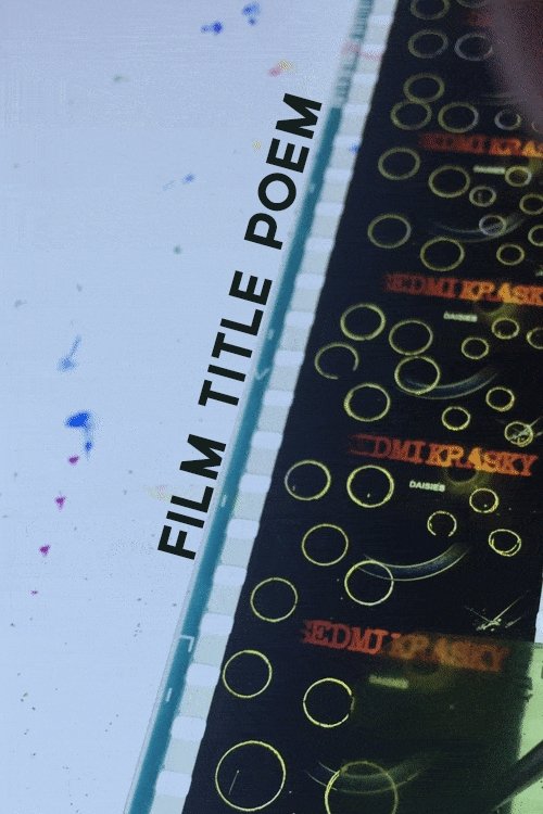 Poster de Film Title Poem