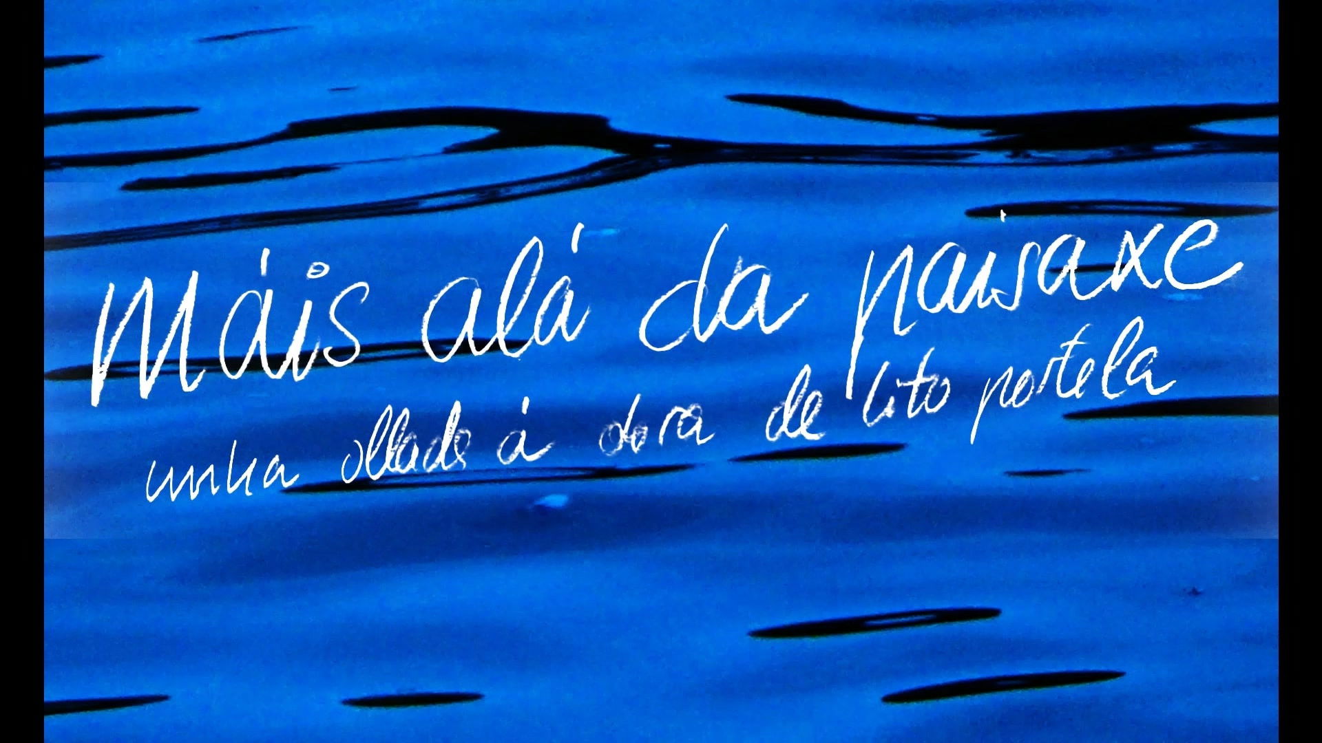 BEYOND LANDSCAPE. A discreet look at the craft of Lito Portela