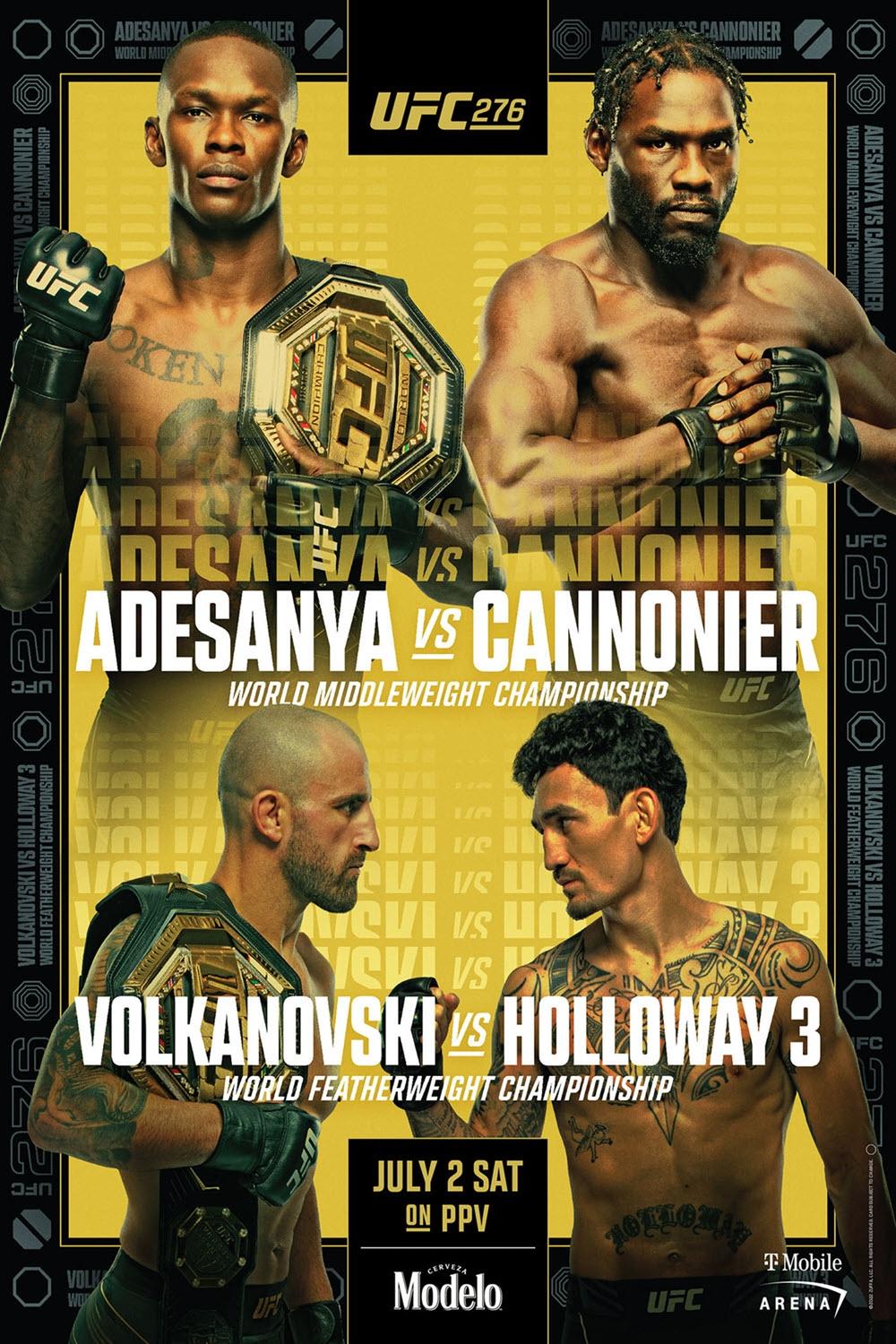 Poster de UFC 276: Adesanya vs. Cannonier