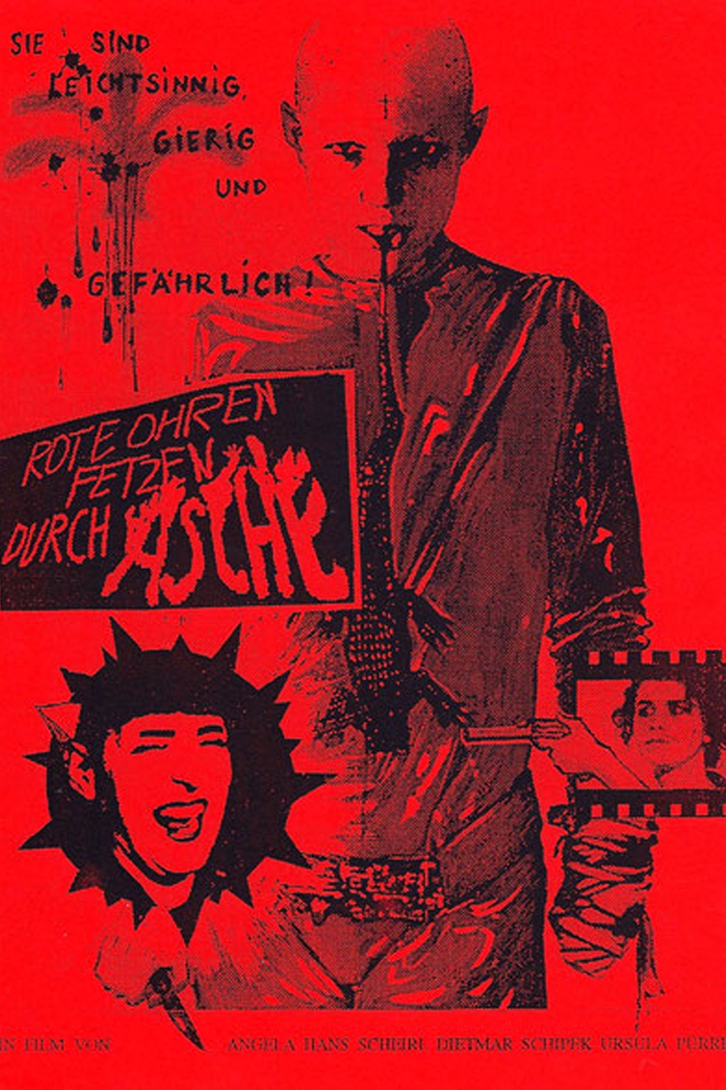 Poster de Rote Ohren fetzen durch Asche