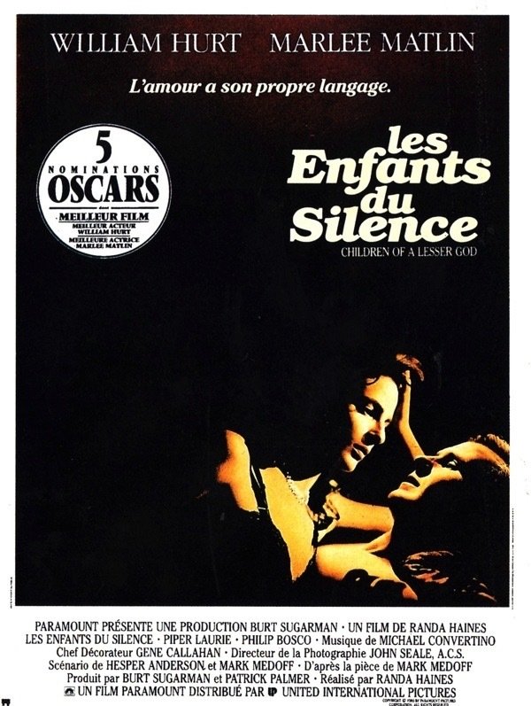 Affiche du film Children of a Lesser God