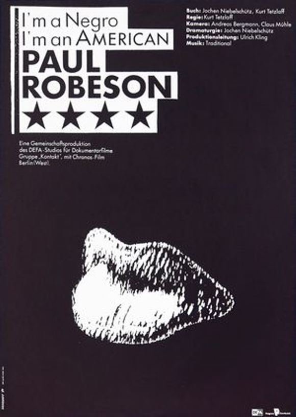 Poster de I’m a Negro, I’m an American – Paul Robeson