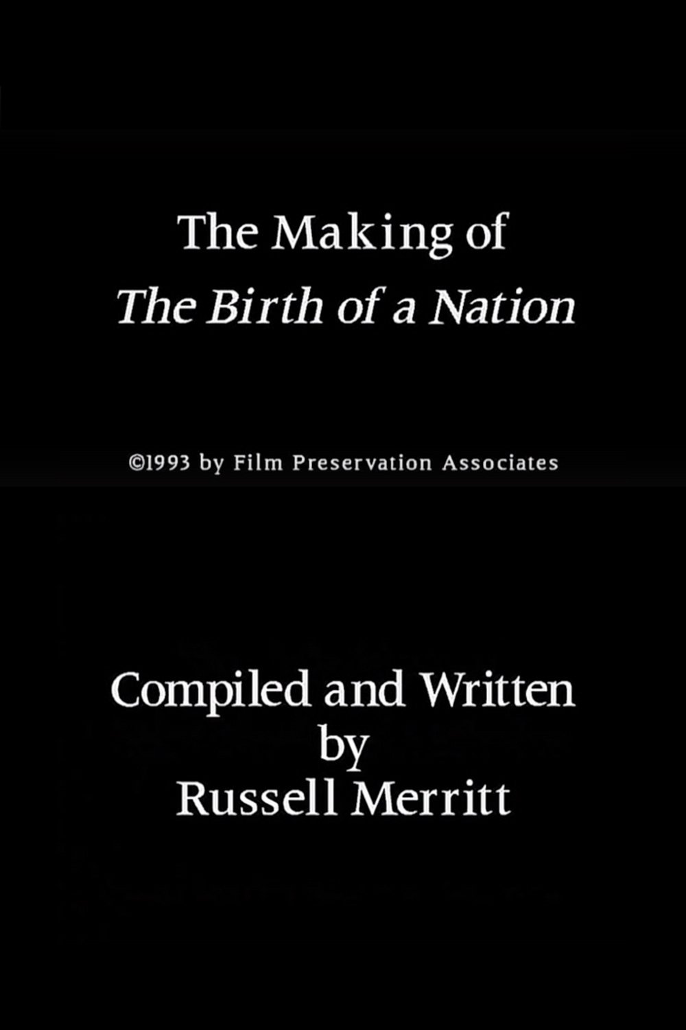 Poster de The Making of 'The Birth of a Nation'