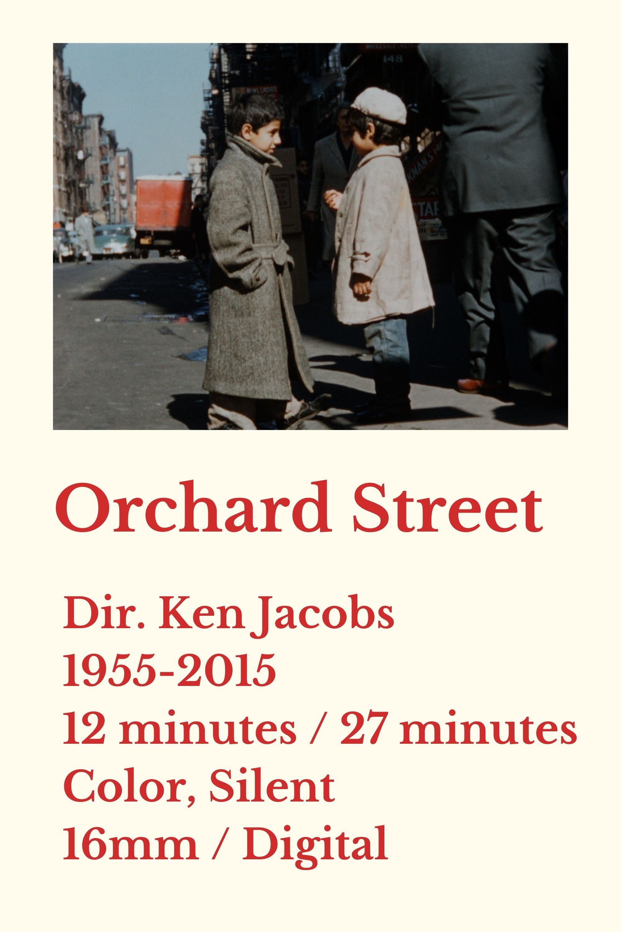 Poster de Orchard Street