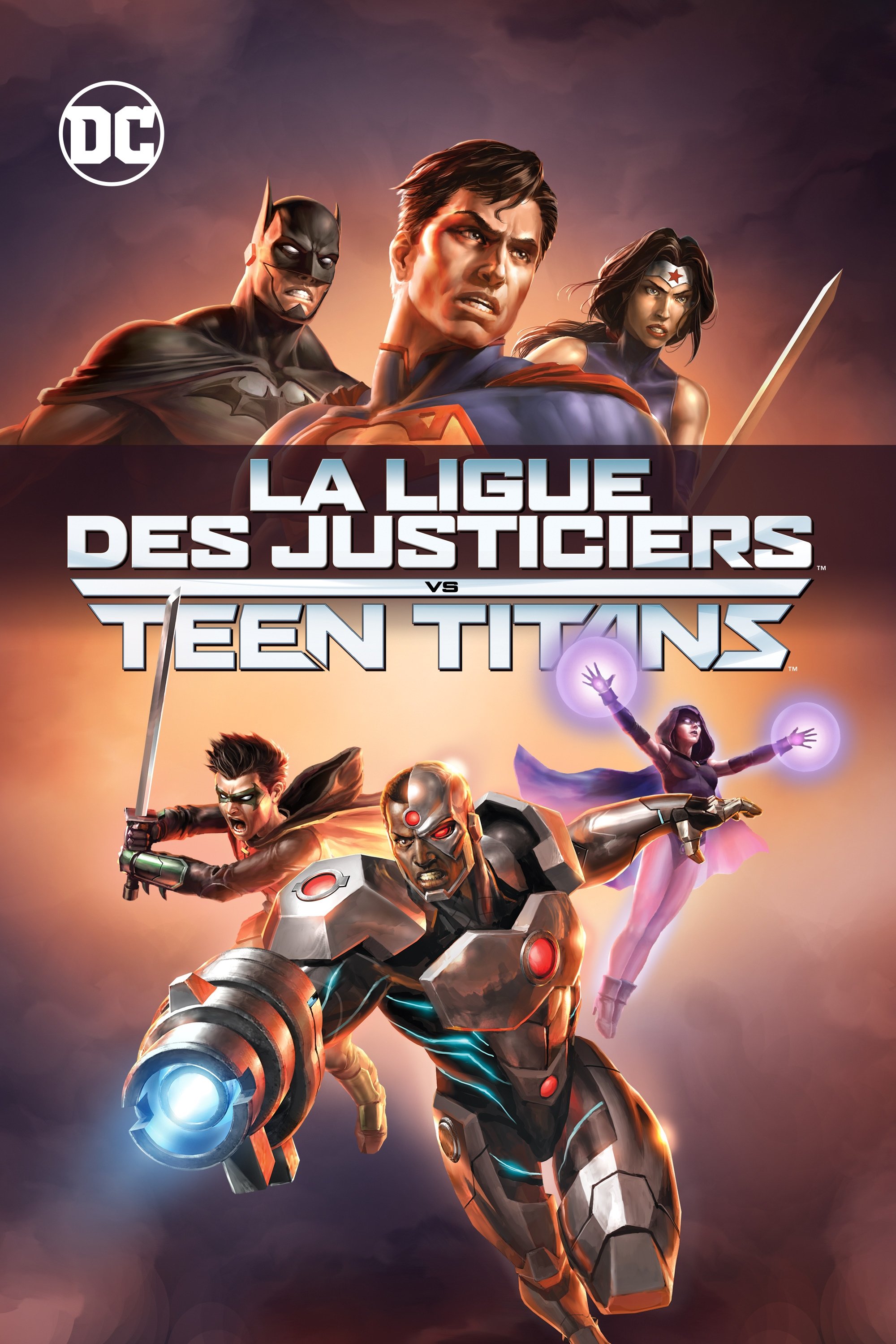 Affiche du film La Ligue des justiciers vs les Teen Titans
