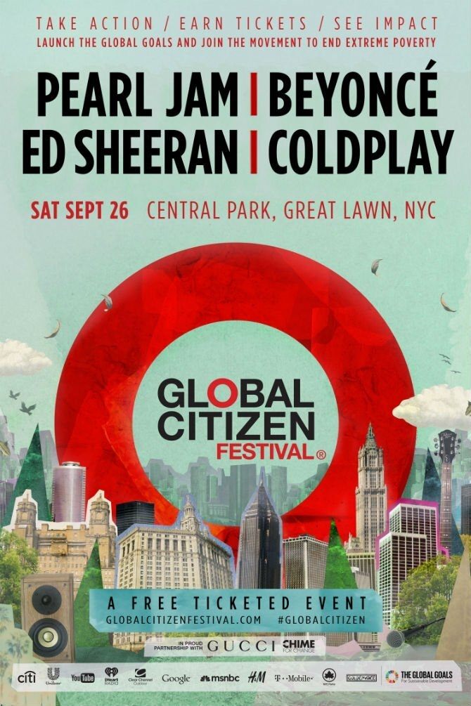 Affiche du film Global Citizen Festival 2015