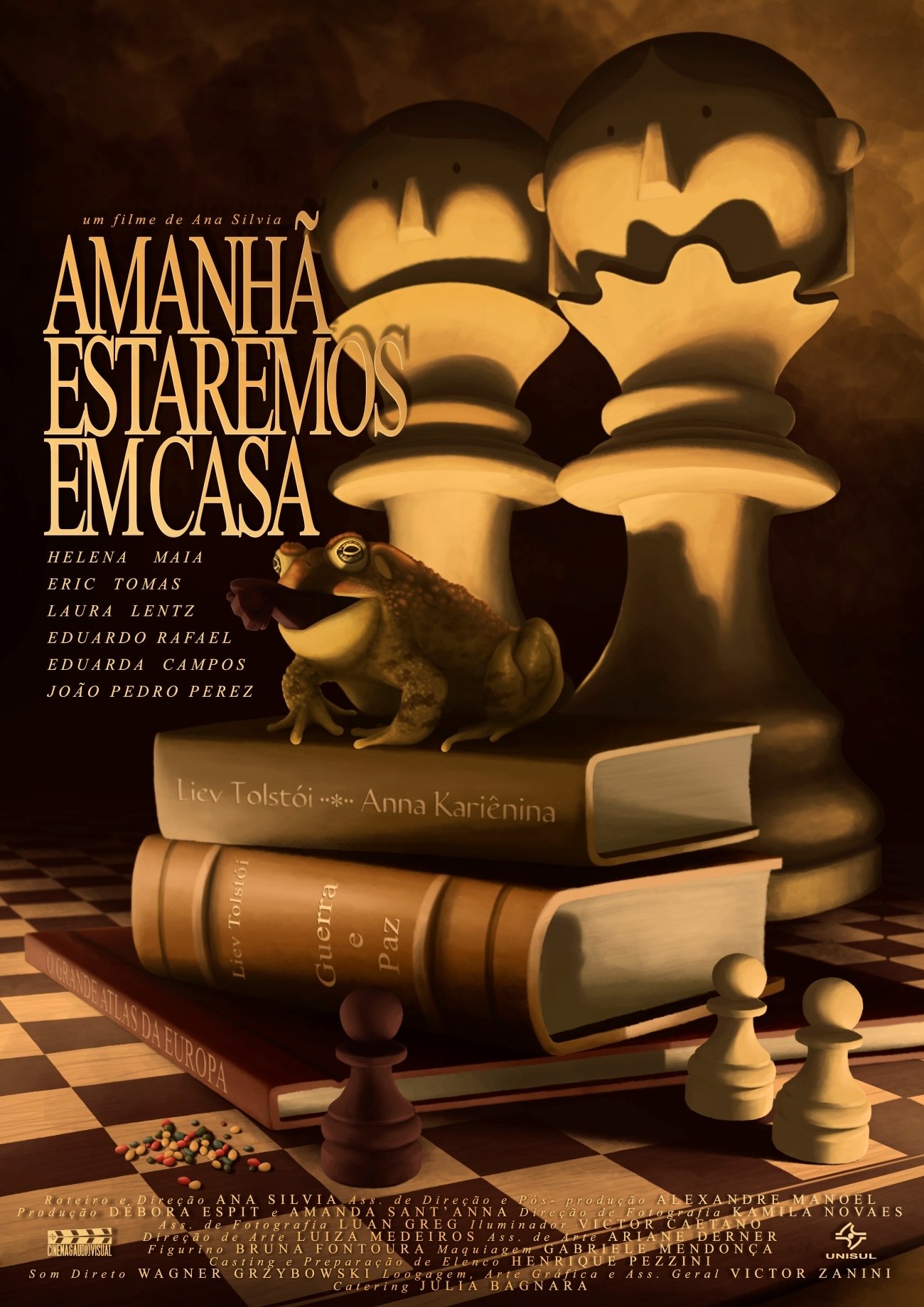 Poster de Amanhã Estaremos em Casa