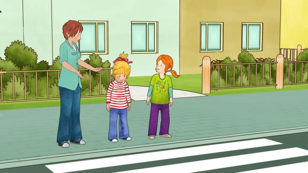 Conni and the traffic