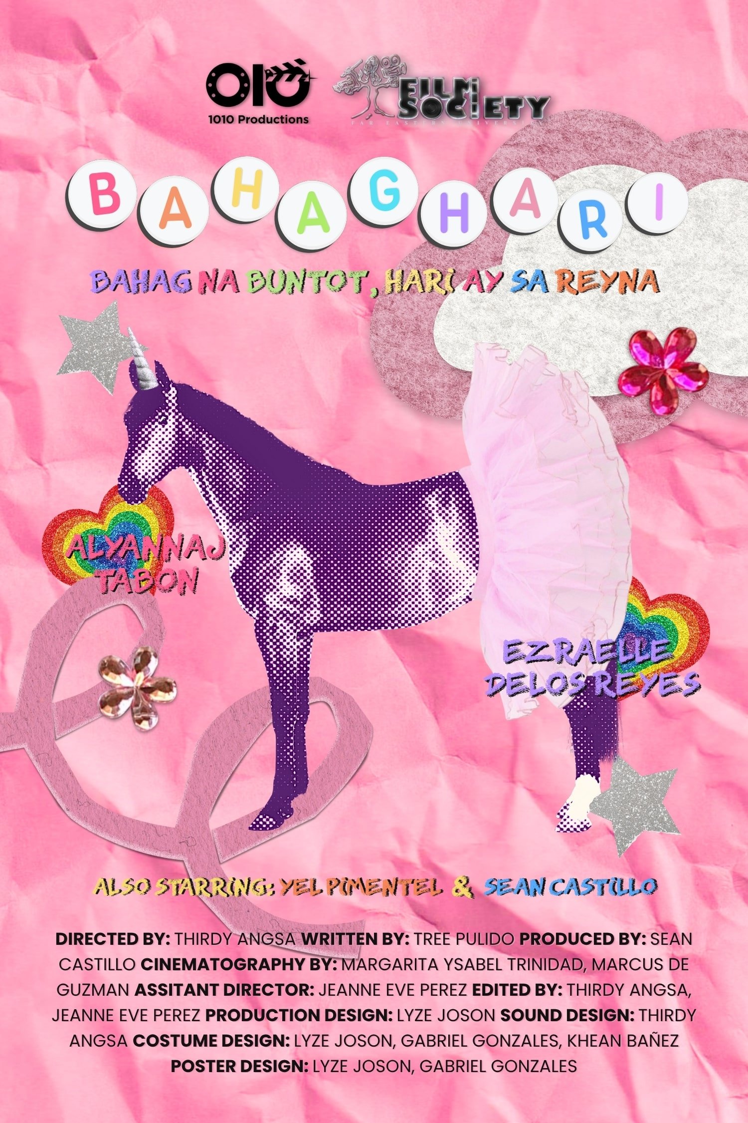 Poster de BAHAG na buntot, HARI ay sa reyna