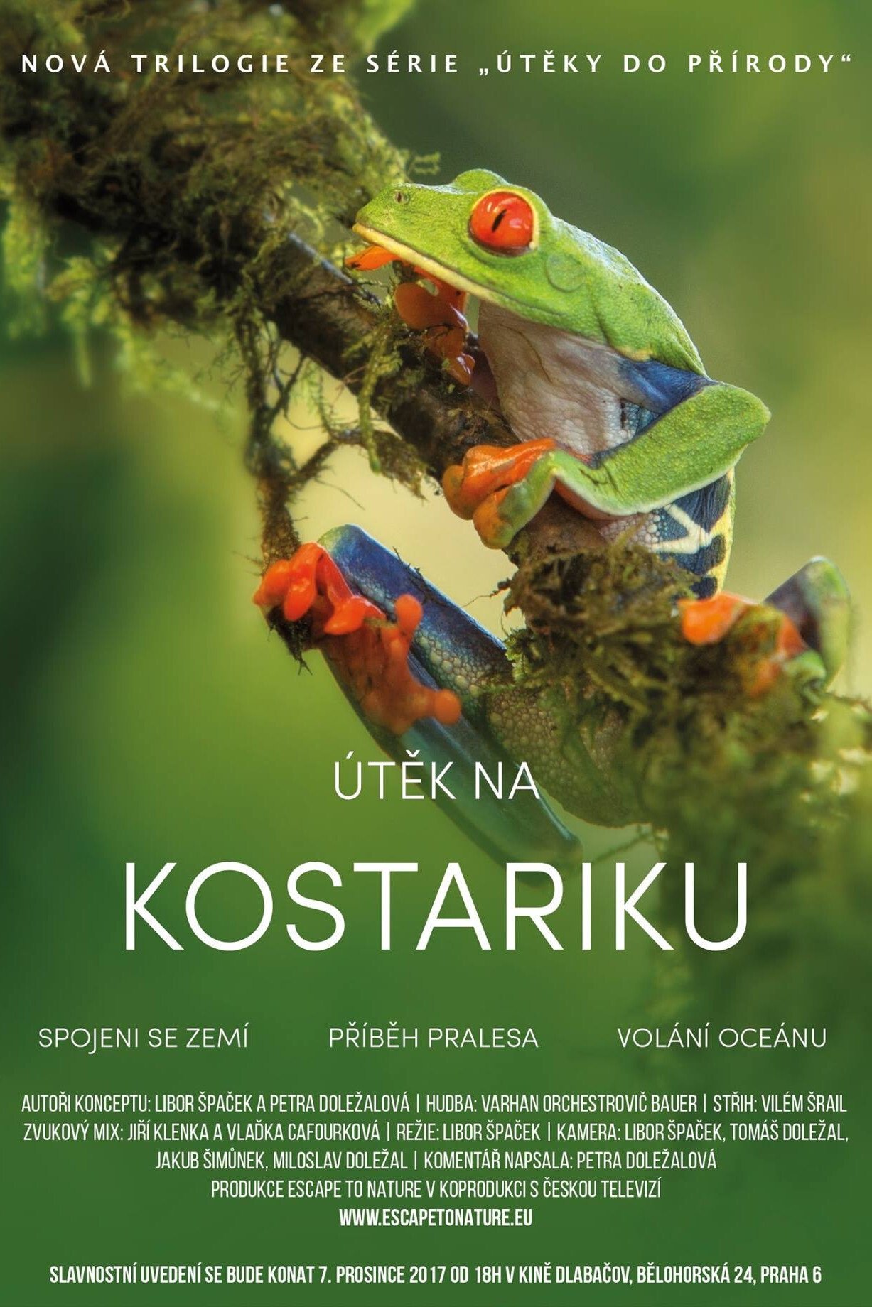 Poster de Útěky na Kostariku