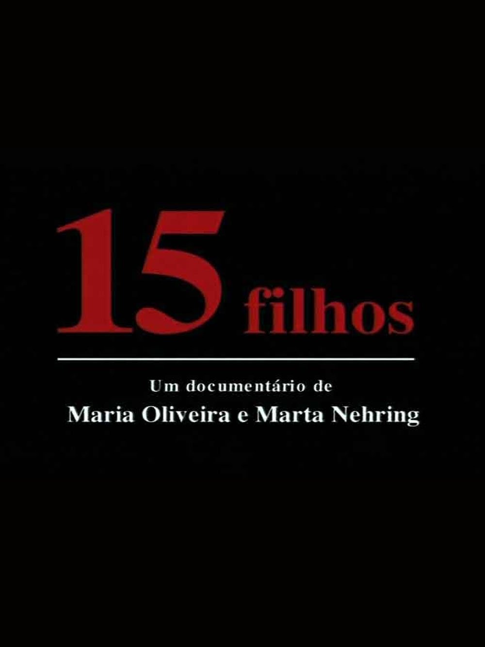 Poster de 15 filhos