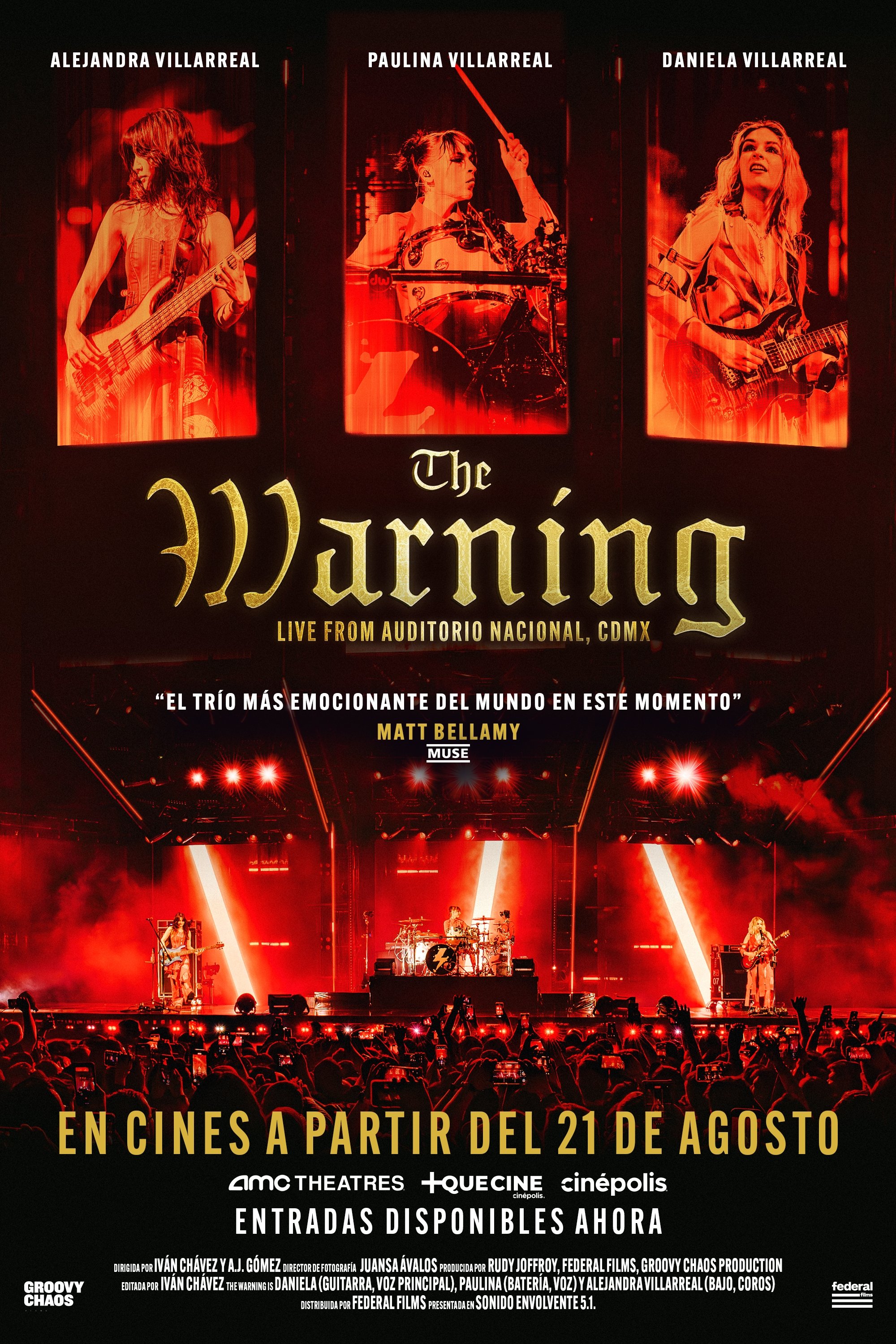 Poster de The Warning Live From Auditorio Nacional, CDMX