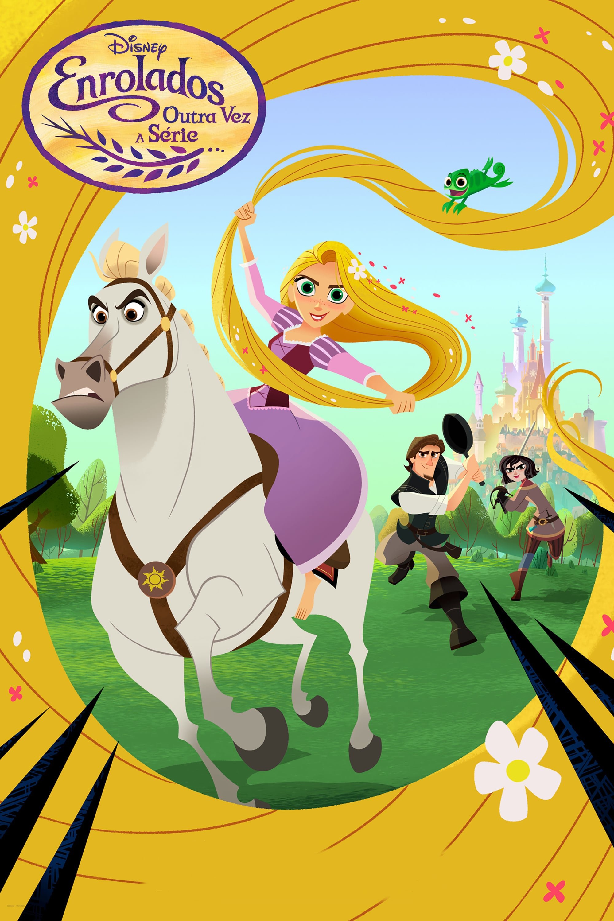 Poster de As Enroladas Aventuras da Rapunzel