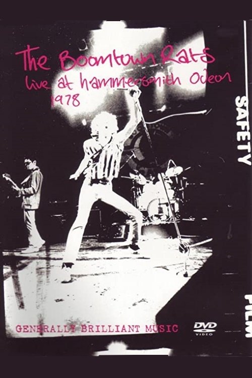 Poster de The Boomtown Rats: Live at Hammersmith Odeon 1978