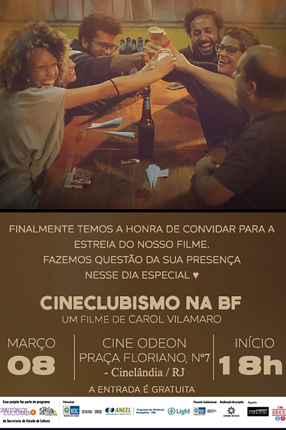 Poster de Cineclubismo na BF
