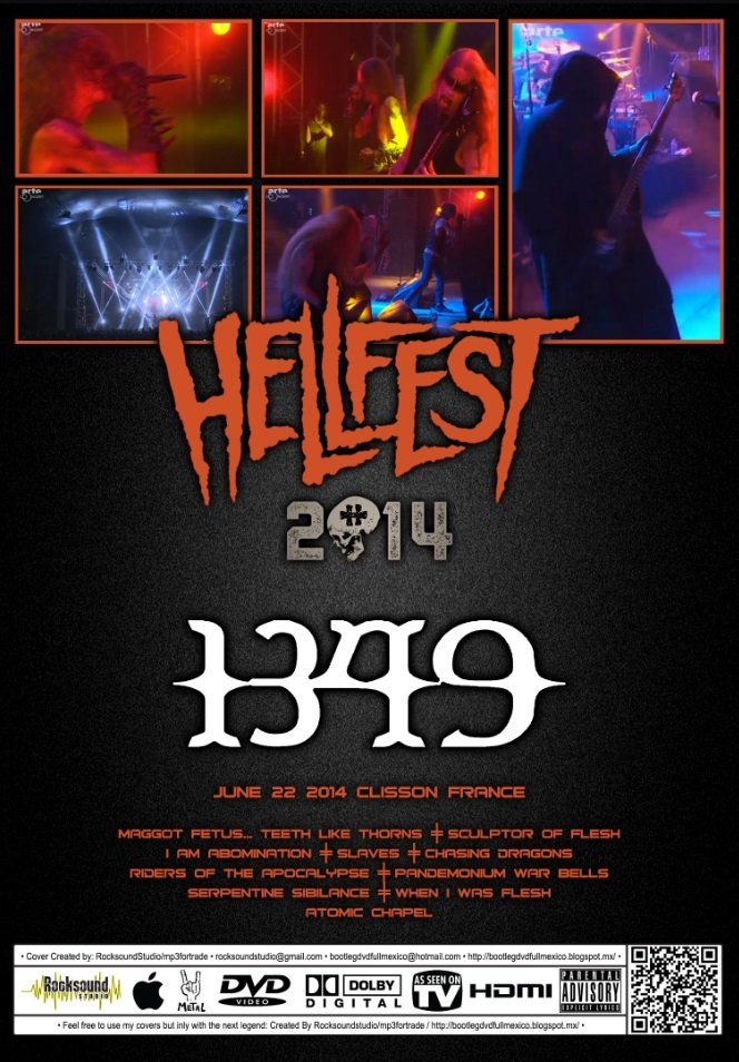 Poster de 1349 - Live at Hellfest, Clisson, FRA 2014