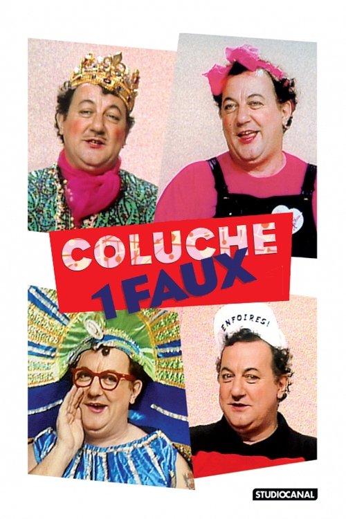 Poster de Coluche 1 faux