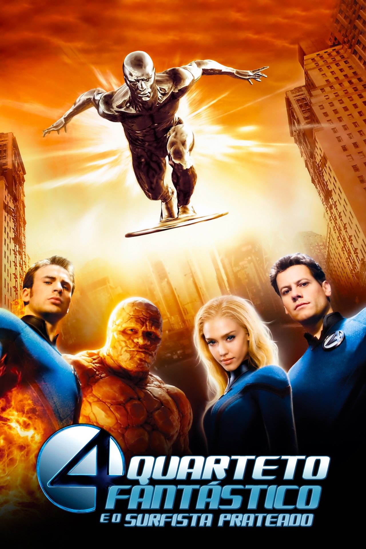 Poster de Quarteto Fantástico e o Surfista Prateado