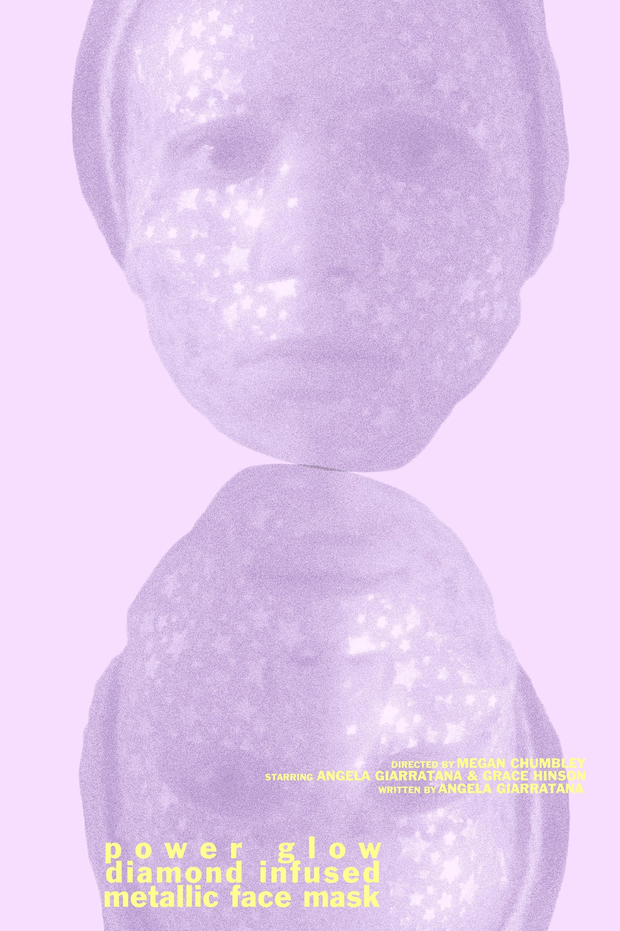 Poster de power glow diamond infused metallic face mask