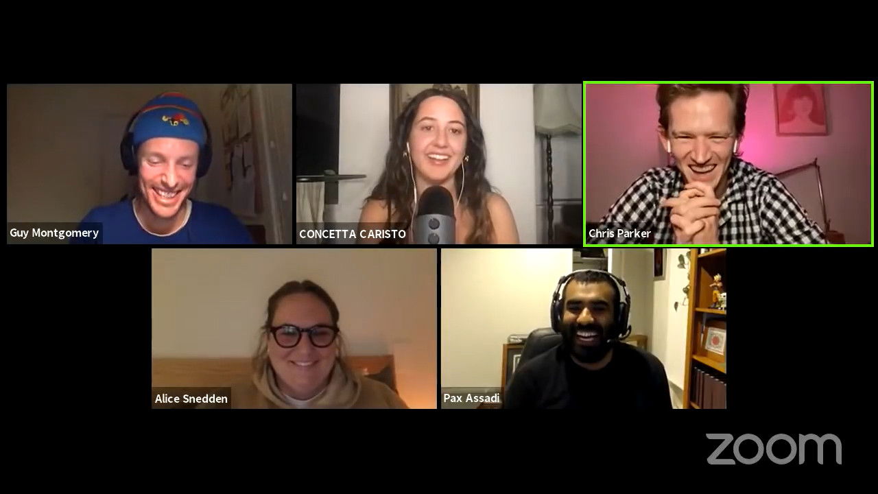 Concetta Caristo, Chris Parker, Alice Snedden & Pax Assadi