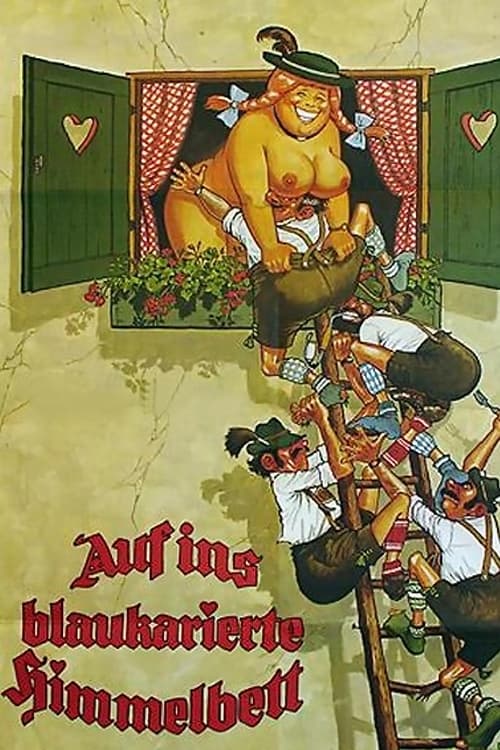 Auf ins blaukarierte Himmelbett Poster
