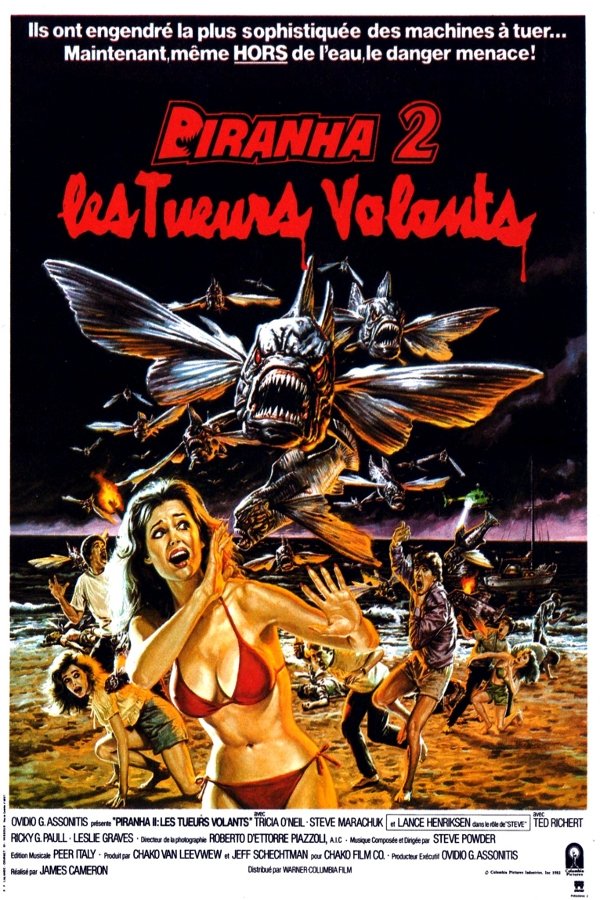 Affiche du film Piranha II: The Spawning