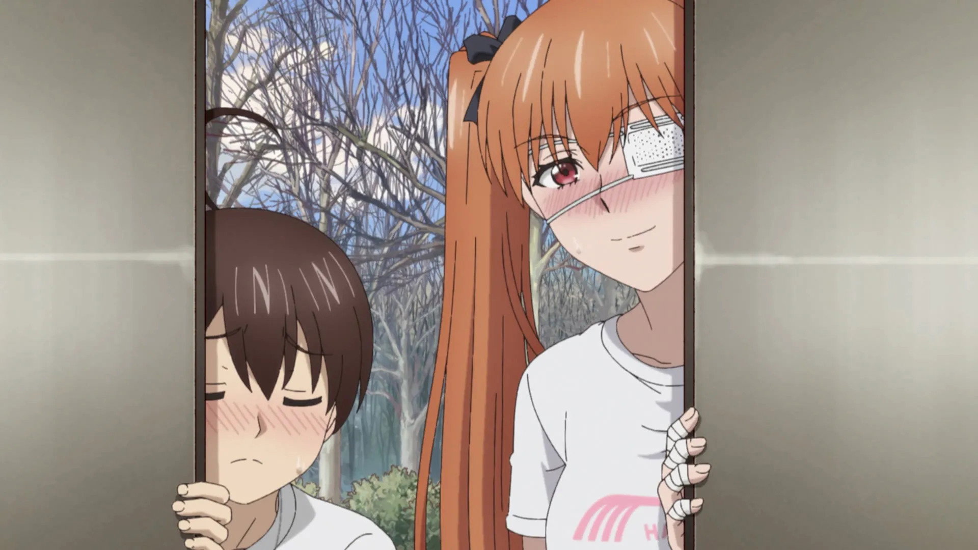 The Cherry Blossom Season... The Pure-Hearted Girl with Glasses