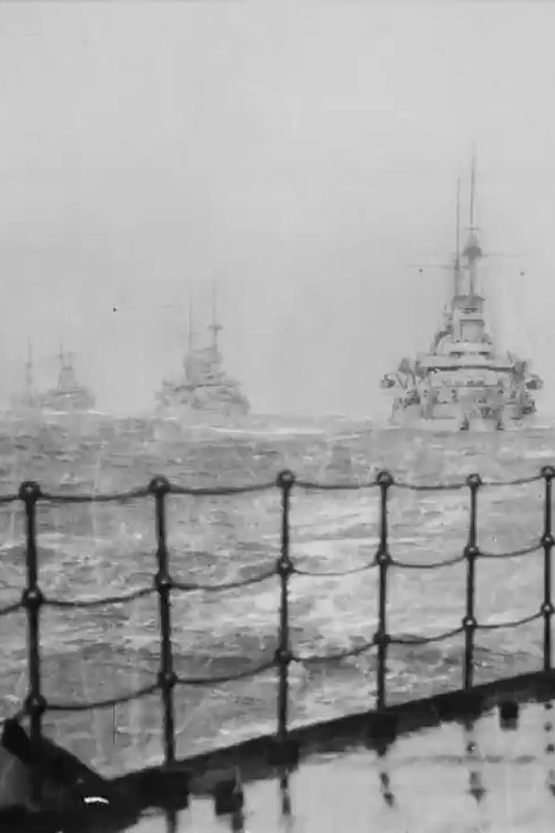Poster de Four Warships in Rough Seas