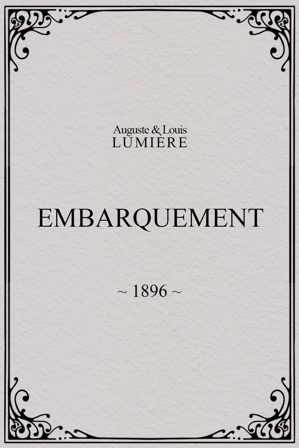 Poster de Evian: Embarquement