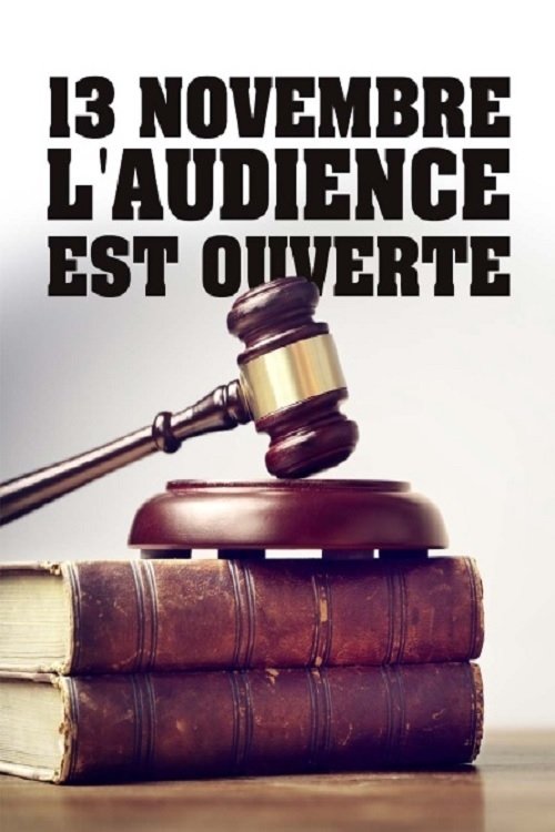 Poster de 13 novembre : L'Audience est ouverte